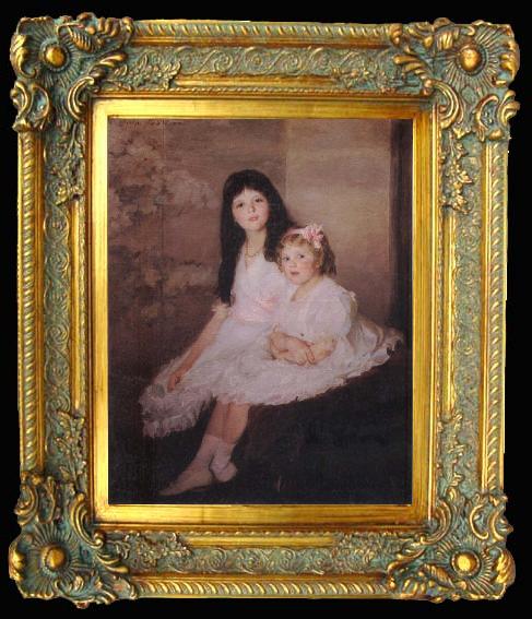 framed  Lydia Emmett Miss Ginny and Polly, Ta012-2
